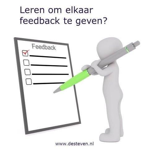 Feedback geven binnen teams